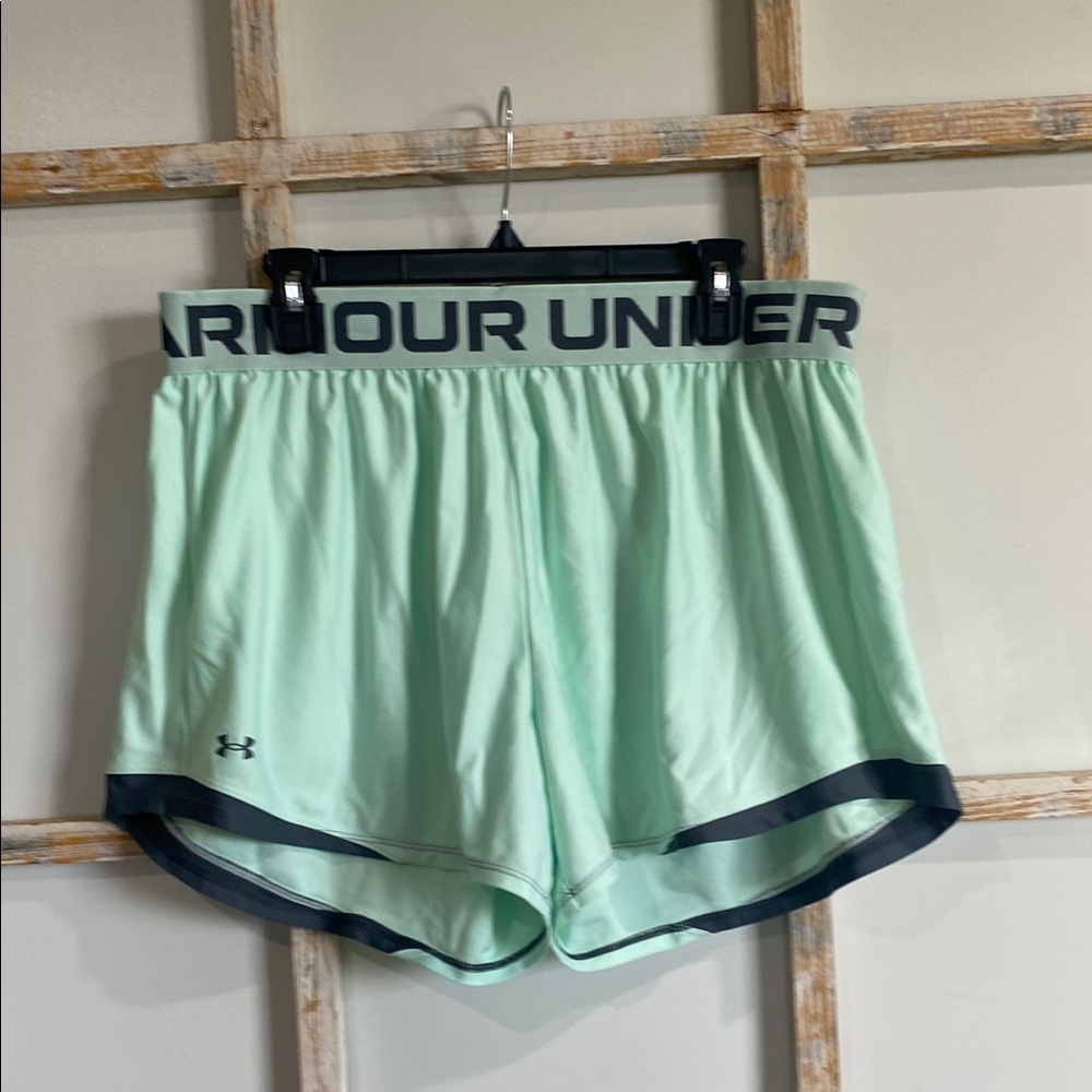 Under Armour Mint Green Athletic Shorts